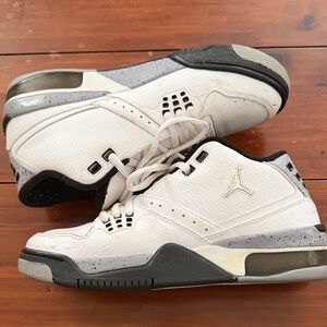 Jordan Kids Sneakers White and Gray